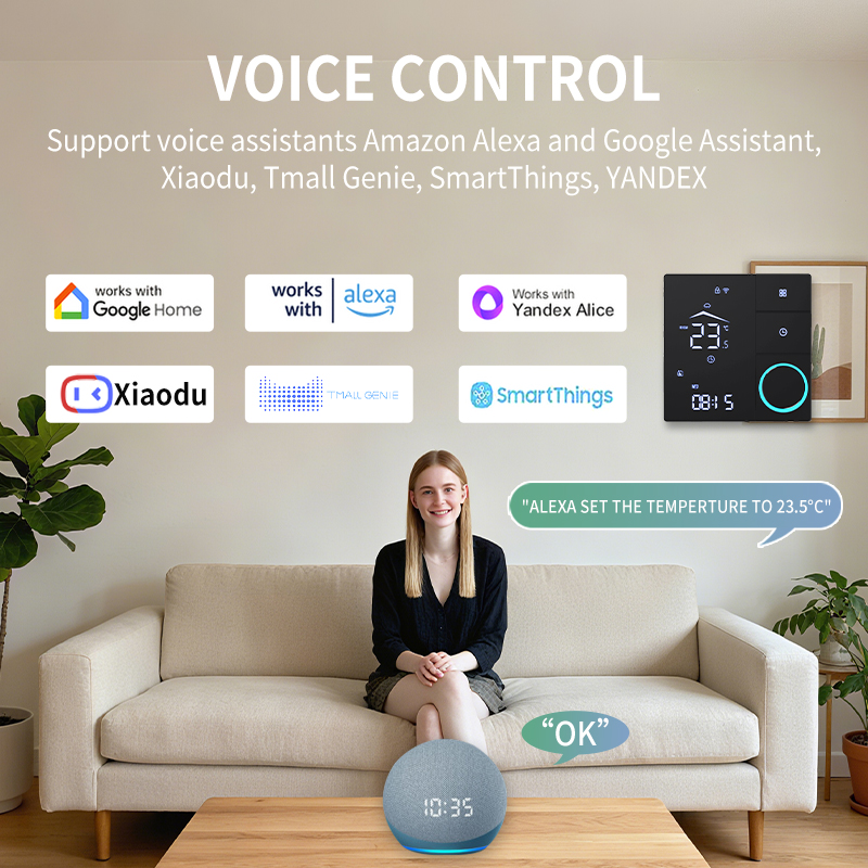 ترموستات عمل شده SDM9 LED Knob