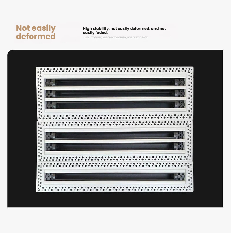 Slot Diffuser خطوط قابل تنظیم کردن پلاستر